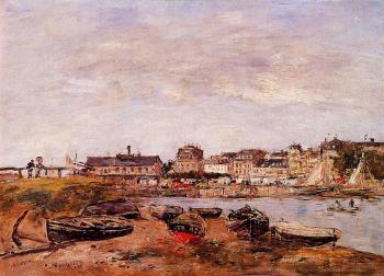 尤金 佈丹 Trouville, the View from Deauville on Market Day 尤金 佈丹 Trouville, the View from Deauville on Market Day